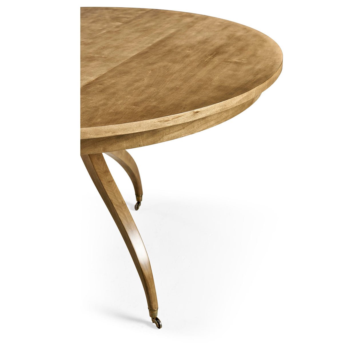 Mid Century Round Dining Table - Sun Bleached Cherry - English Georgian America