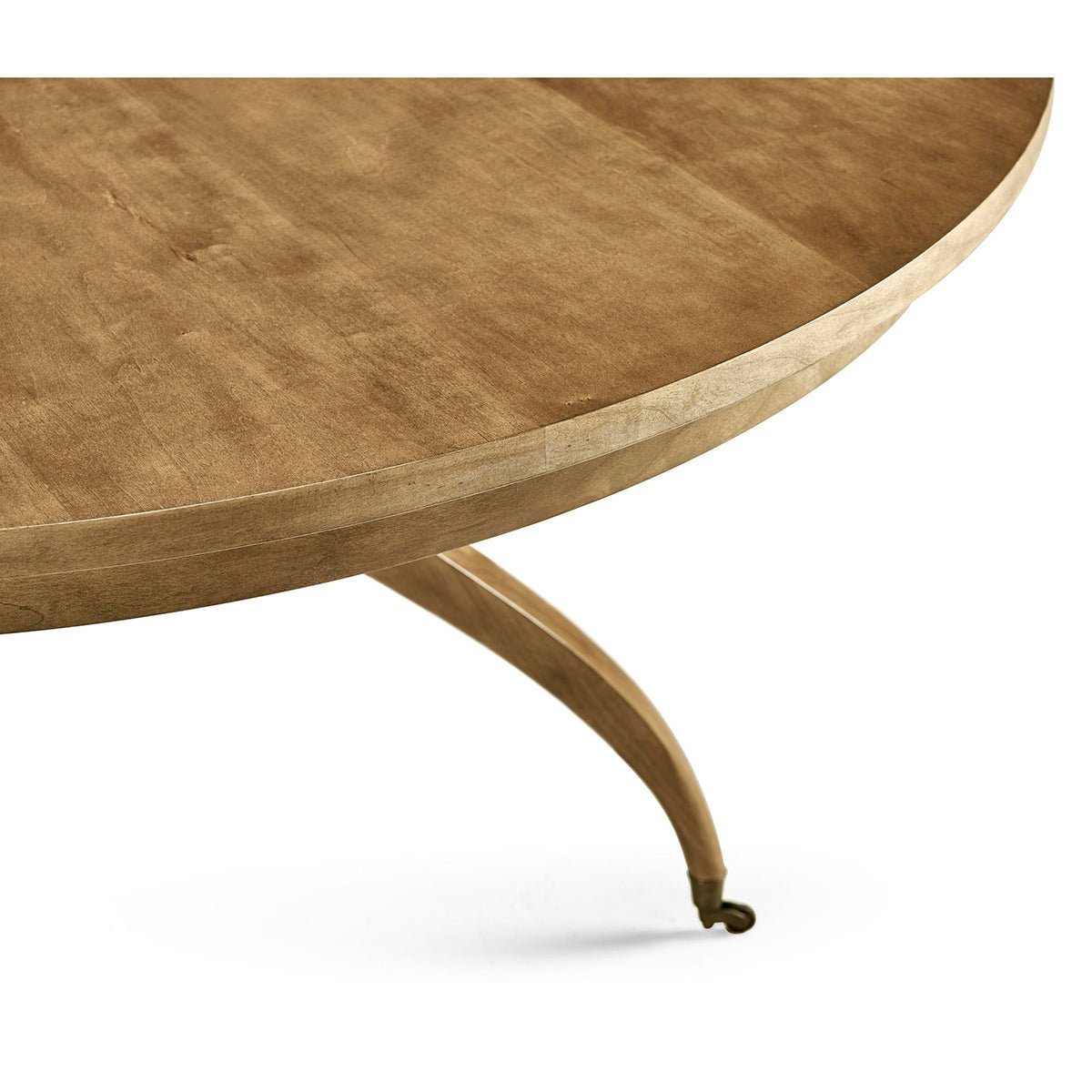 Mid Century Round Dining Table - Sun Bleached Cherry - English Georgian America