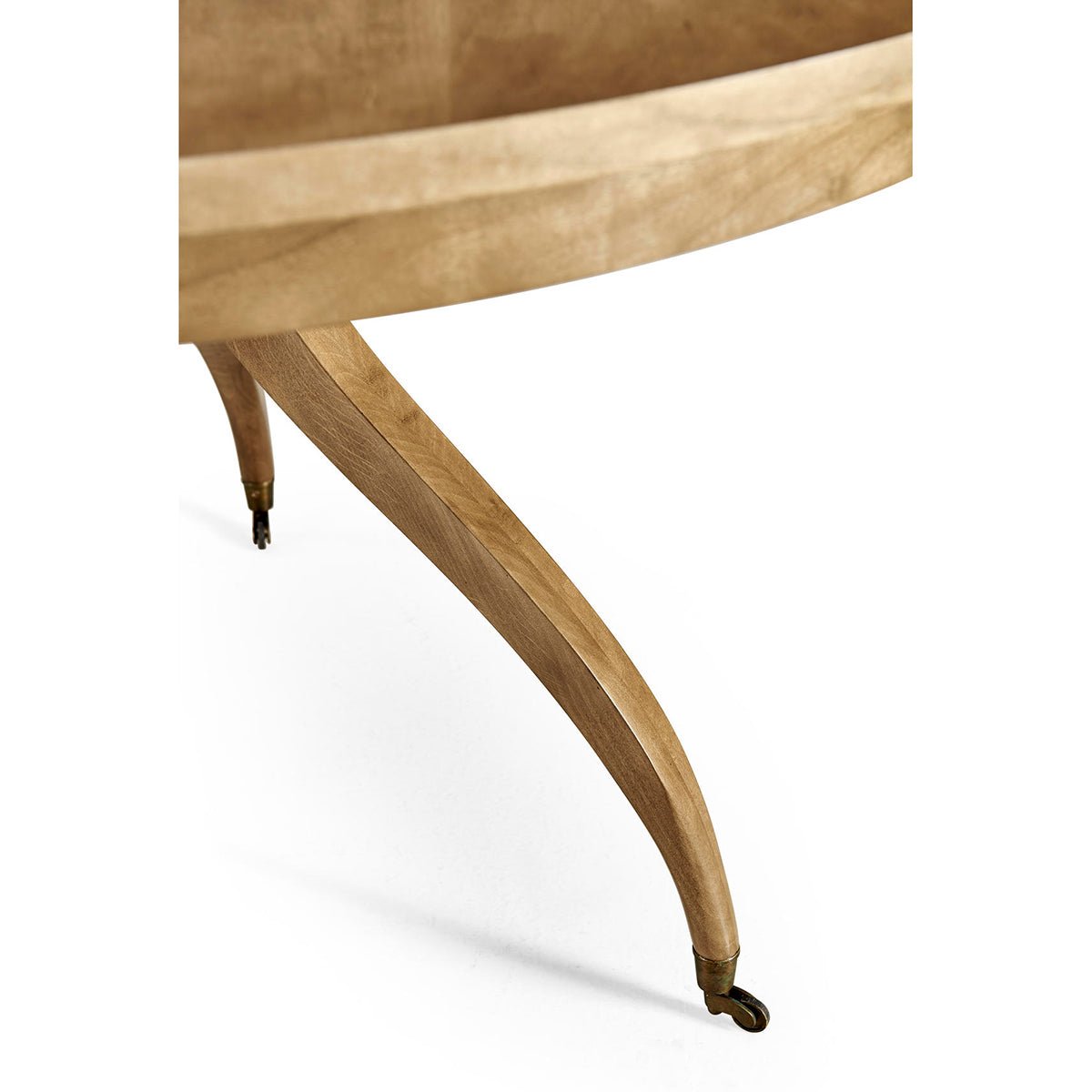 Mid Century Round Dining Table - Sun Bleached Cherry - English Georgian America