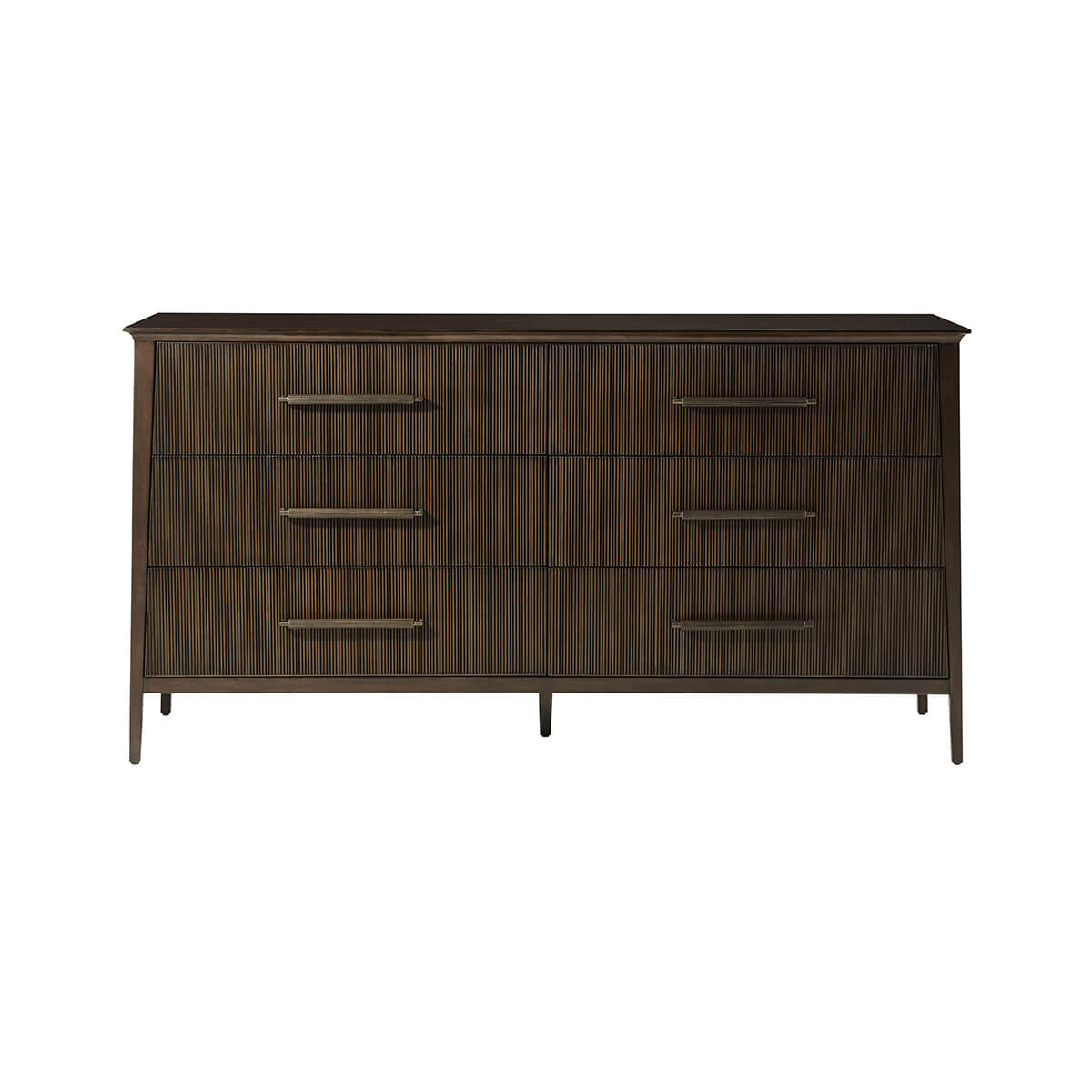 Mid Century Six Drawer Dresser - English Georgian America