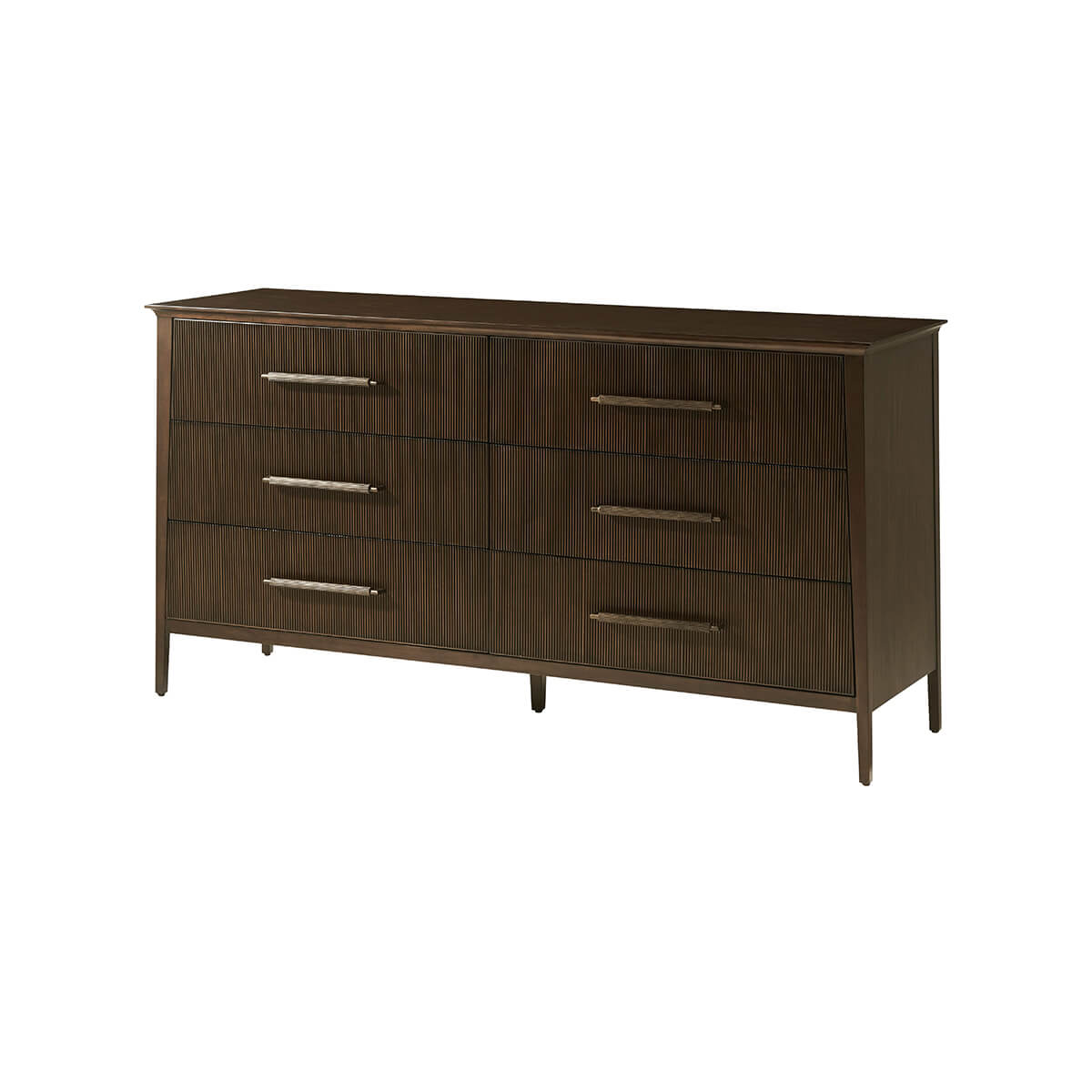 Mid Century Six Drawer Dresser - English Georgian America