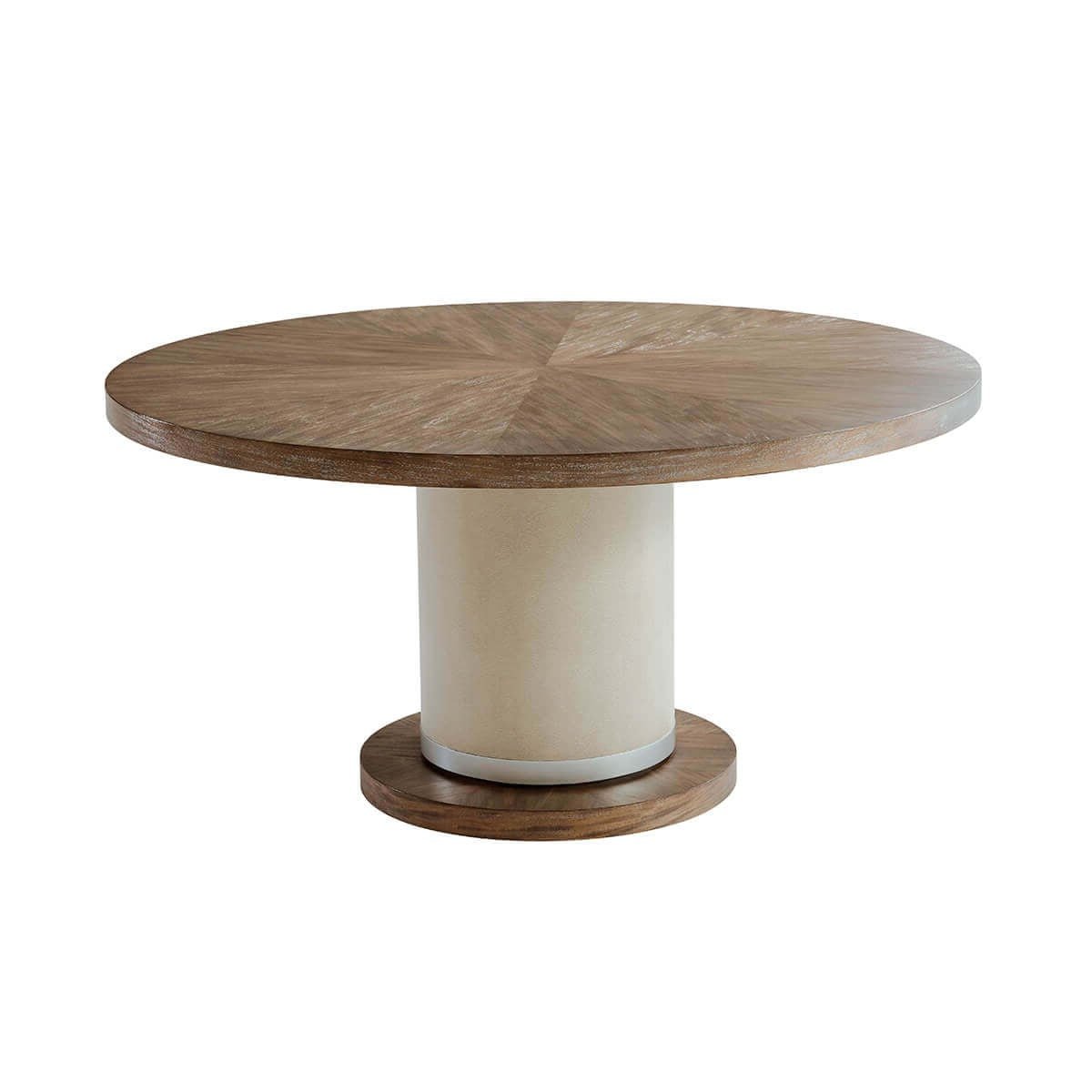 Mid Century Style 60 Round Dining Table - English Georgian America