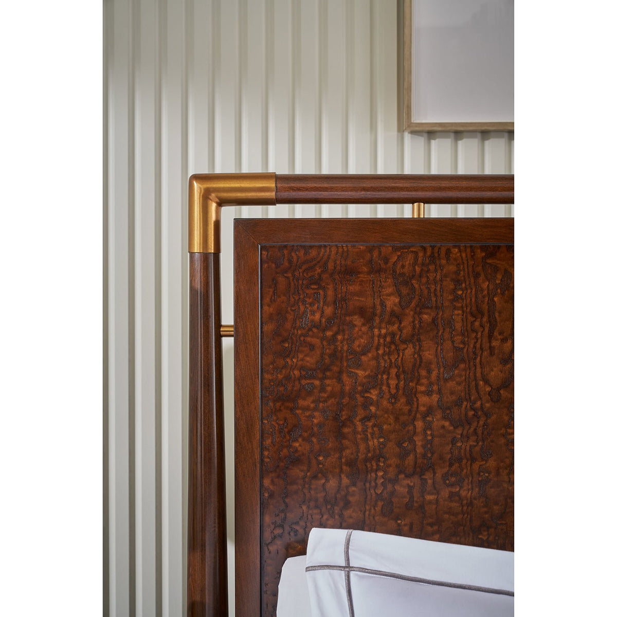 Mid Century Style Bed - English Georgian America