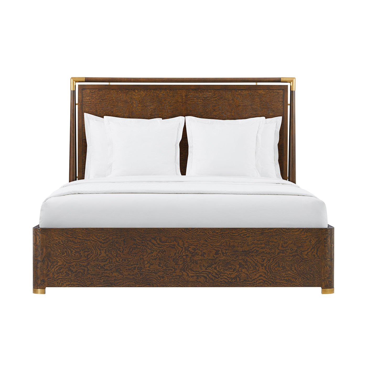 Mid Century Style Bed - English Georgian America