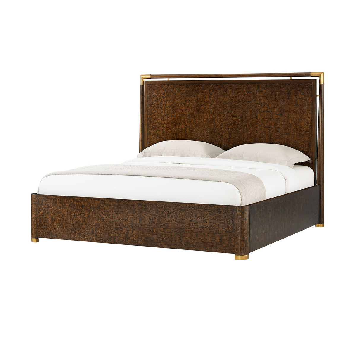 Mid Century Style Bed - English Georgian America