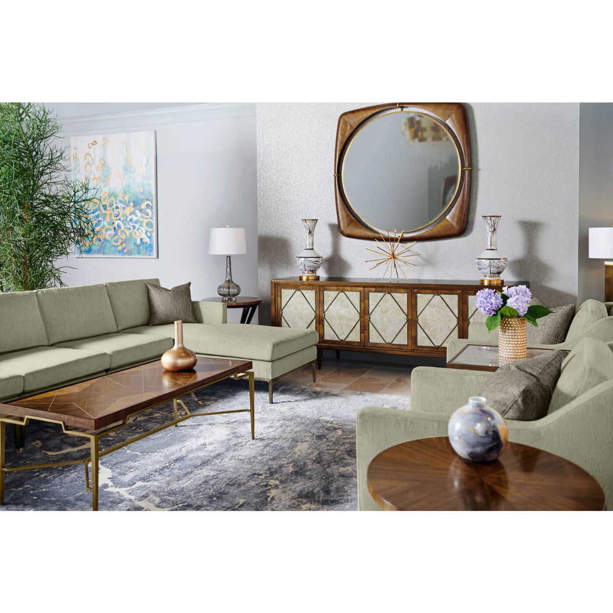 Mid Century Style Coffee Table - English Georgian America