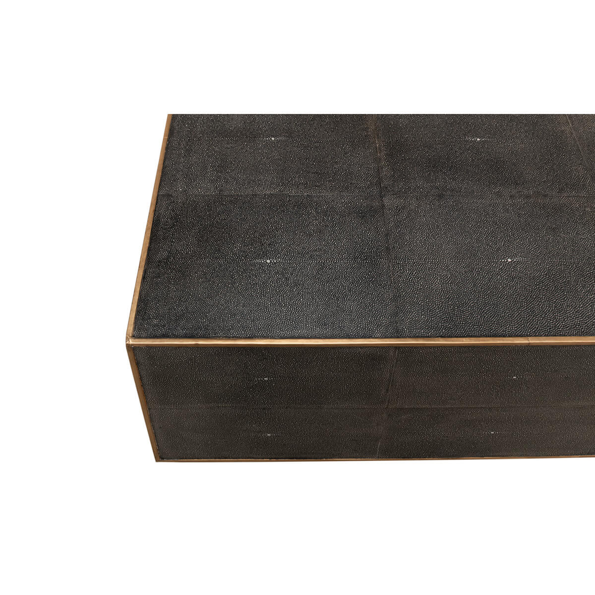 Mid Century Style Leather Cocktail Table - English Georgian America