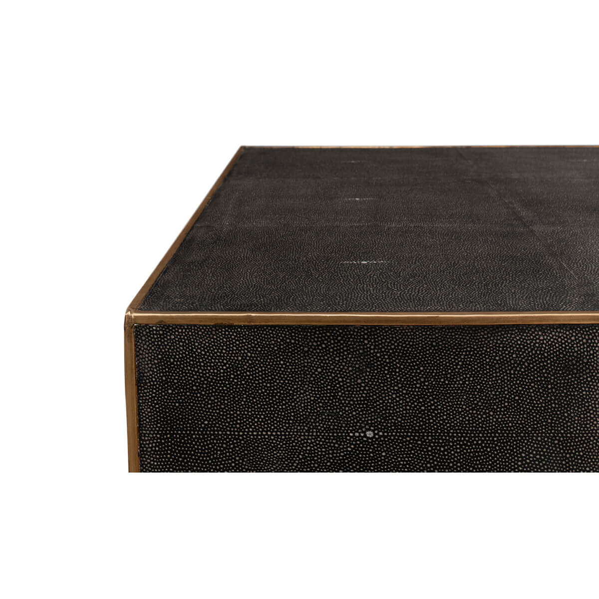 Mid Century Style Leather Cocktail Table - English Georgian America