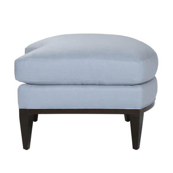 Mid Century Style Ottoman - English Georgian America