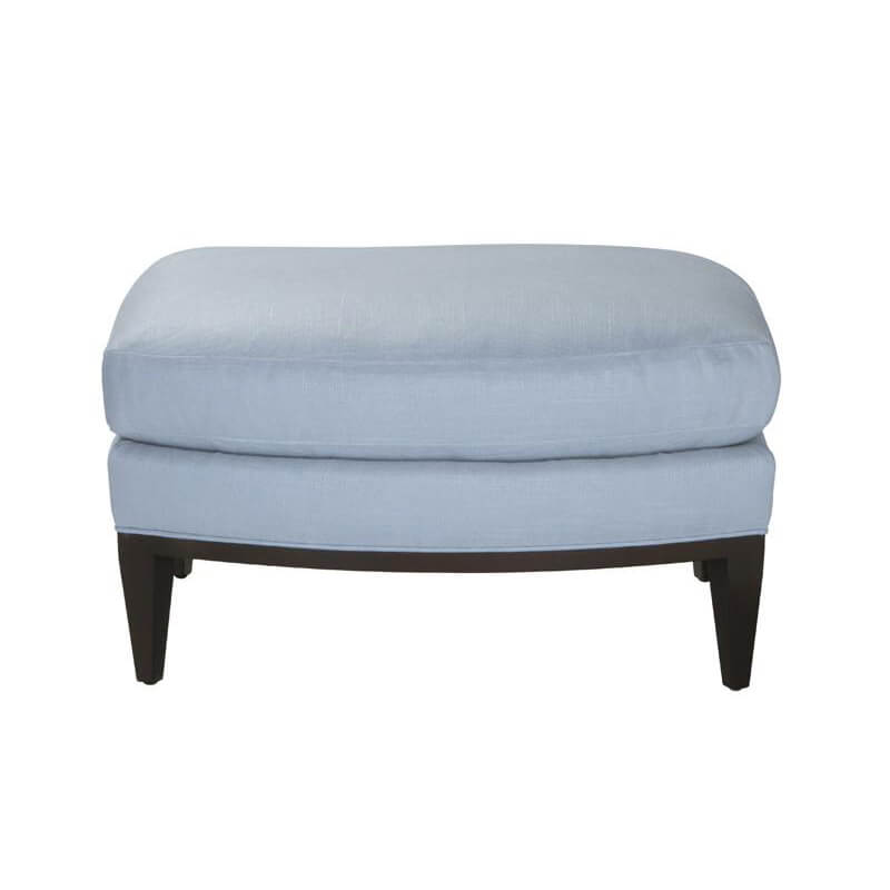 Mid Century Style Ottoman - English Georgian America