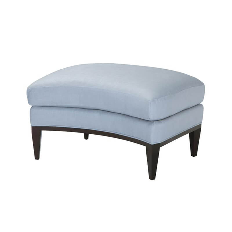 Mid Century Style Ottoman - English Georgian America