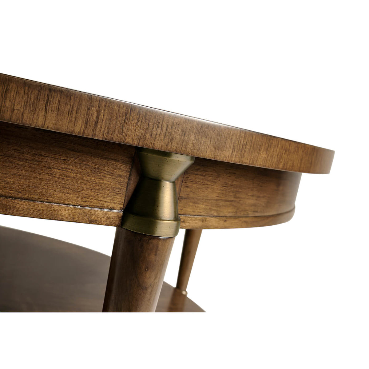 Mid Century Style Round Coffee Table - English Georgian America