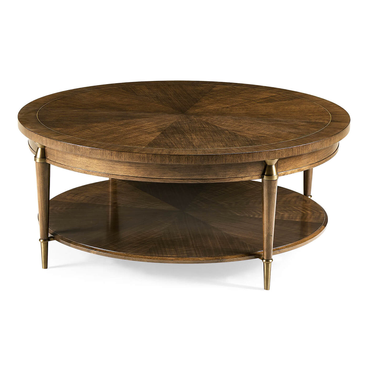 Mid Century Style Round Coffee Table - English Georgian America