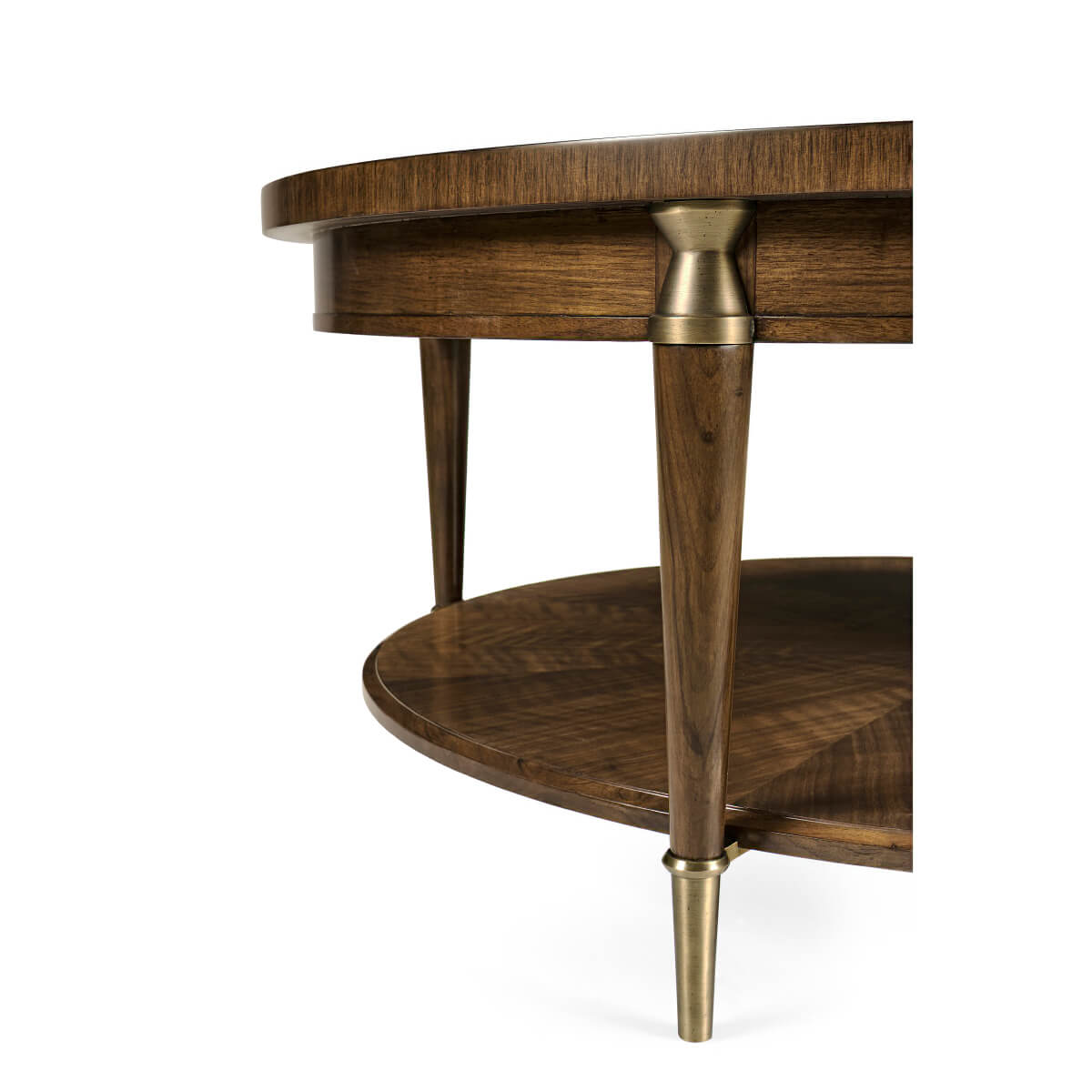 Mid Century Style Round Coffee Table - English Georgian America