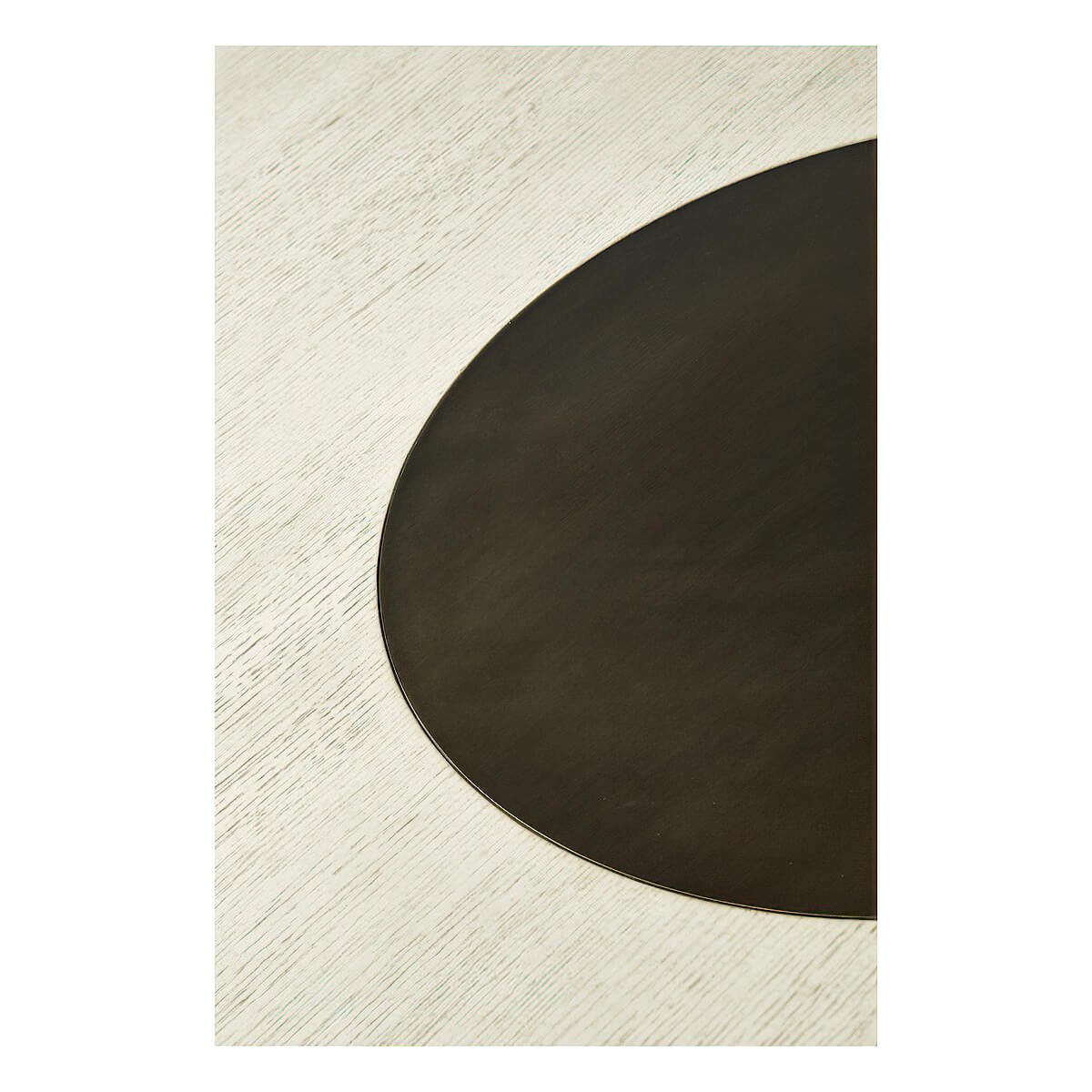 Mid Century Style Round Country White Dining Table - English Georgian America