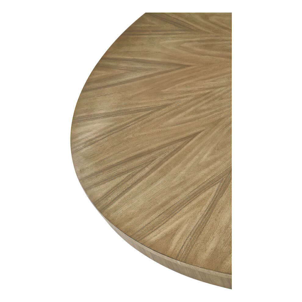 Mid Century Style Round Dining Table - English Georgian America