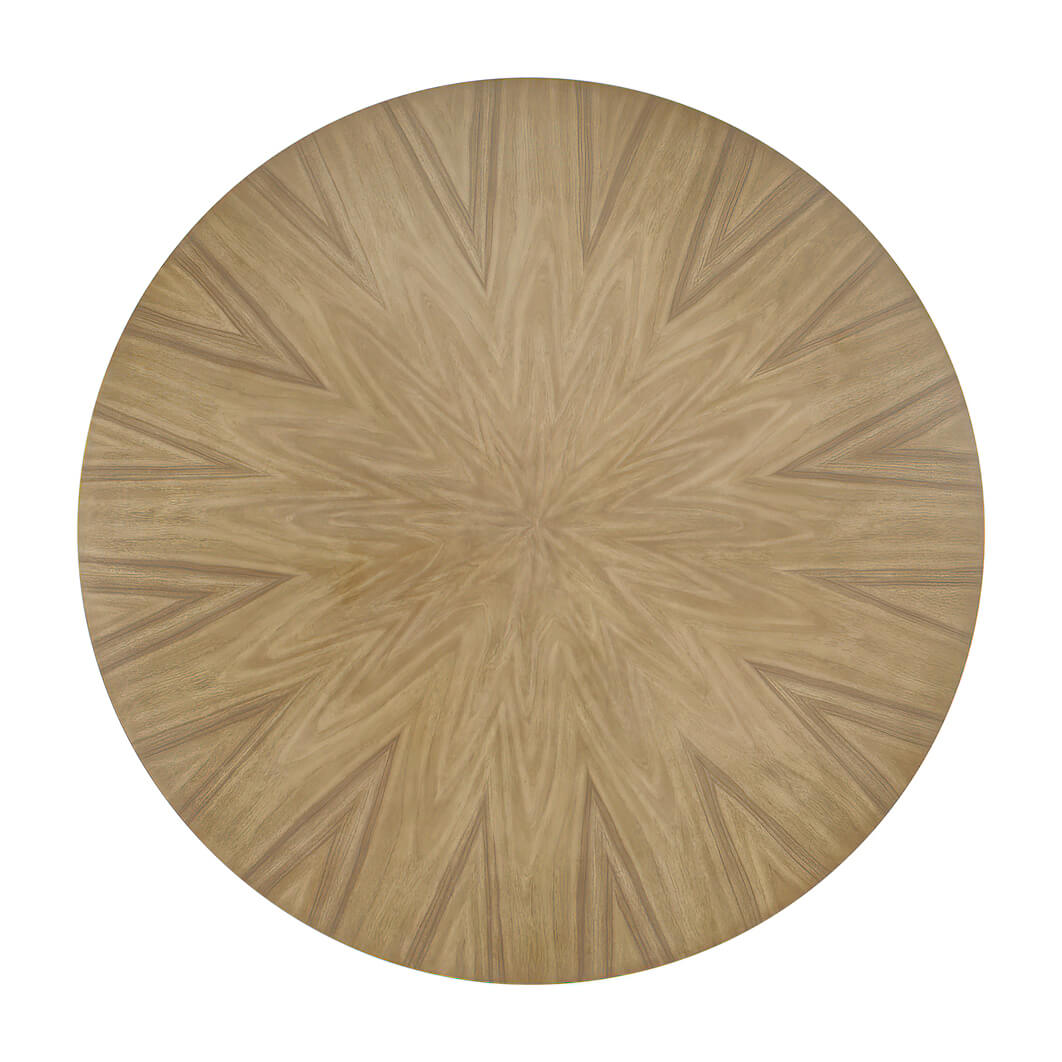 Mid Century Style Round Dining Table - English Georgian America