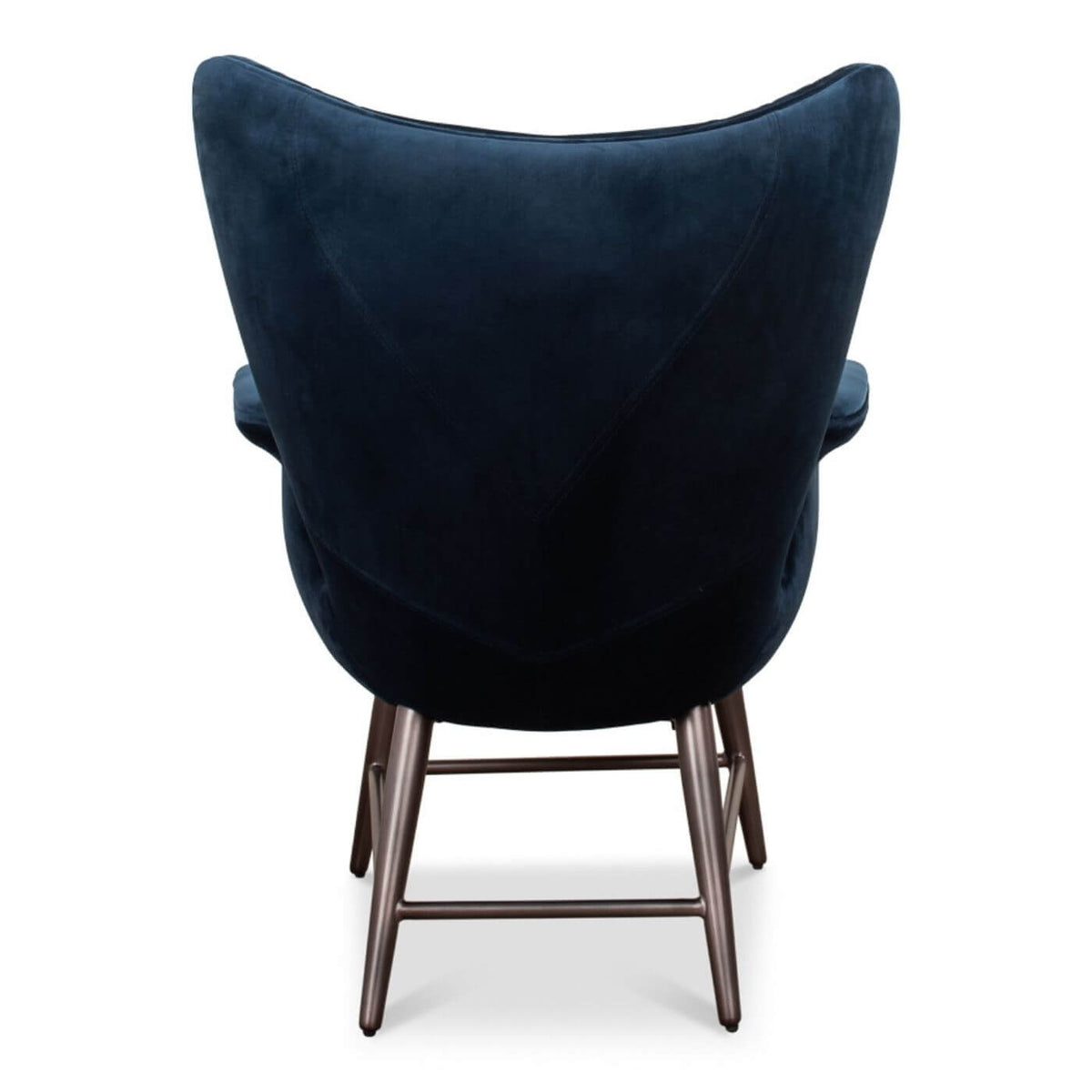 Mid Century Style Velvet Armchair - English Georgian America