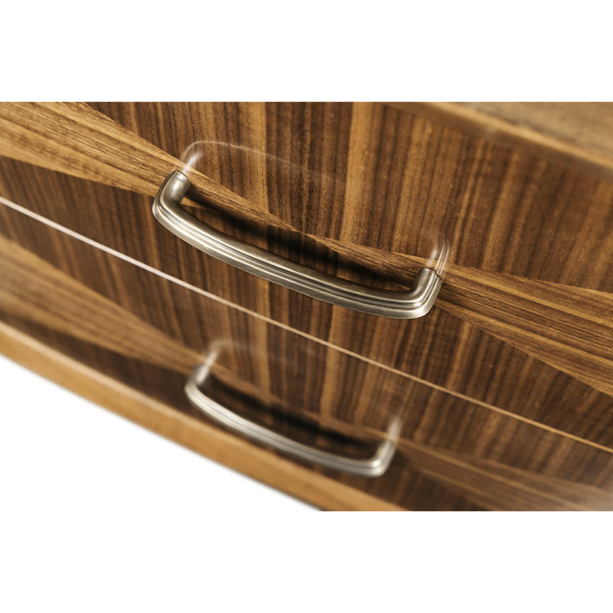 Mid Century Style Walnut Nightstand - English Georgian America