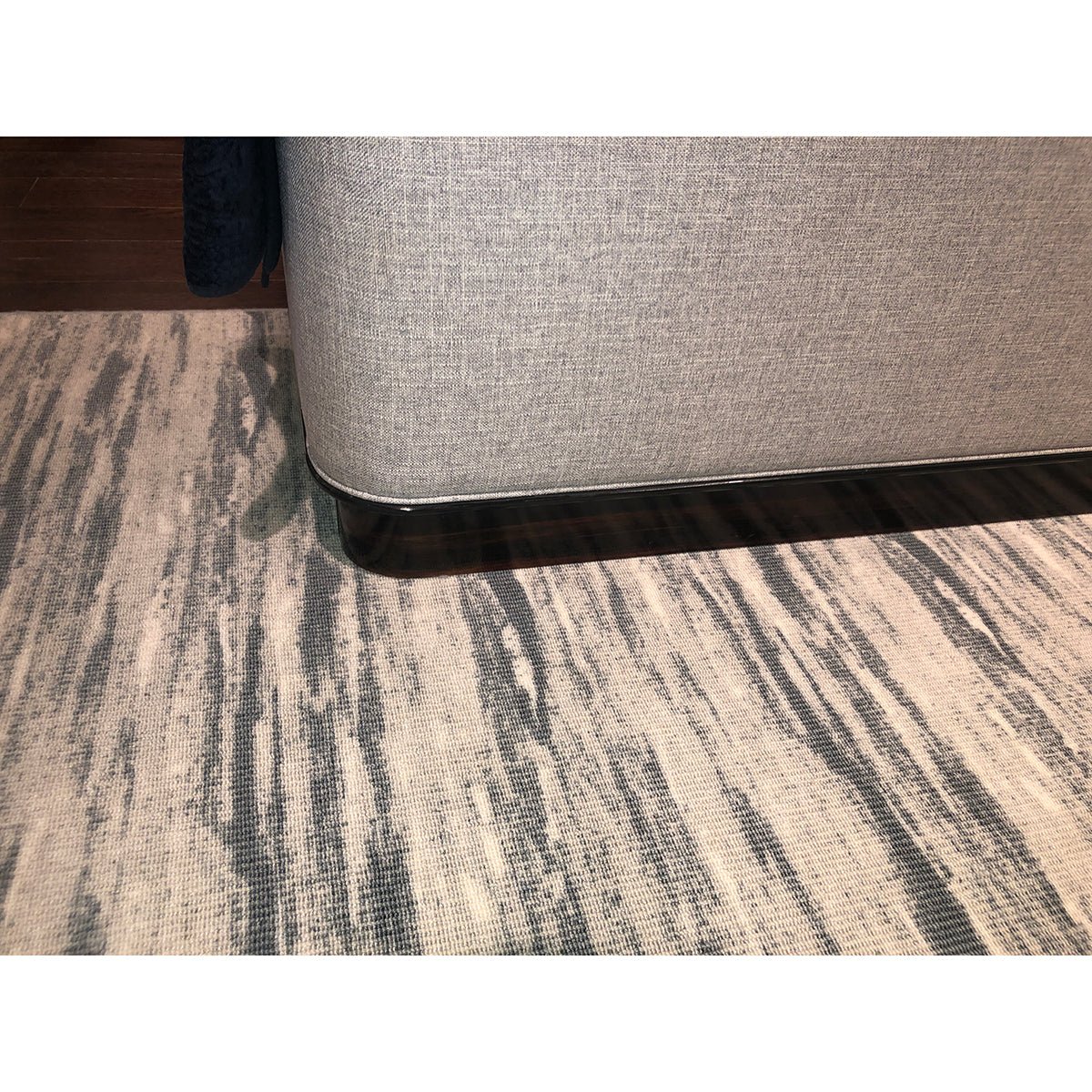 Mid Century Upholstered King Size Bed - English Georgian America