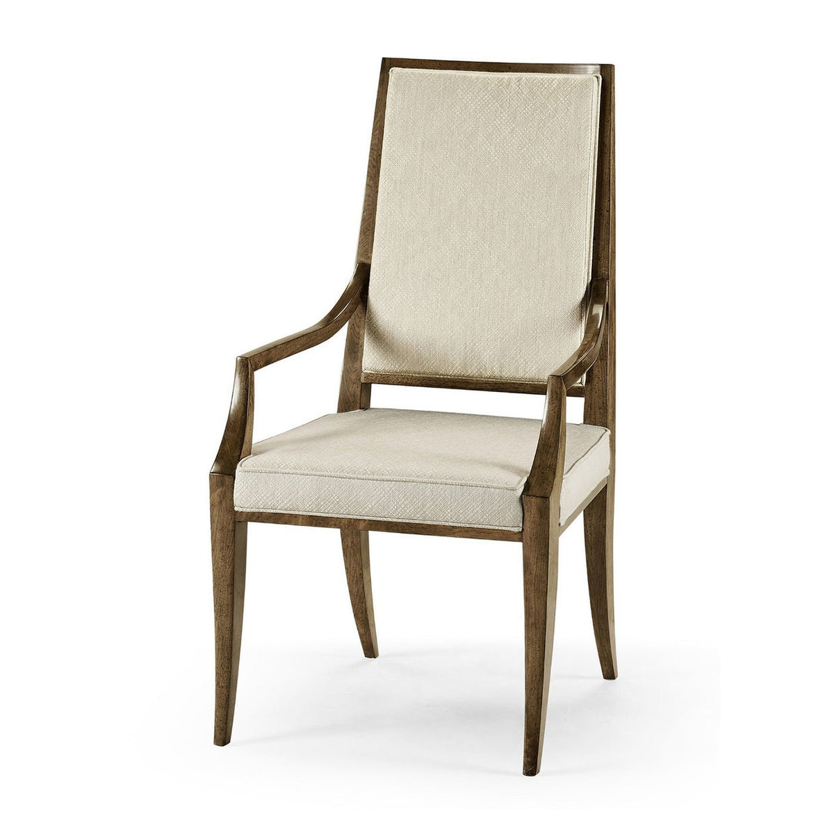 Mid Century Walnut Dining Armchair - English Georgian America