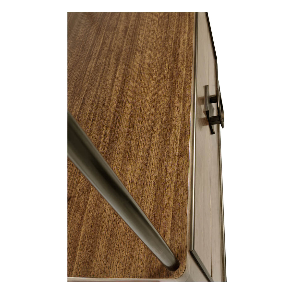 Mid Century Walnut Etagere - English Georgian America