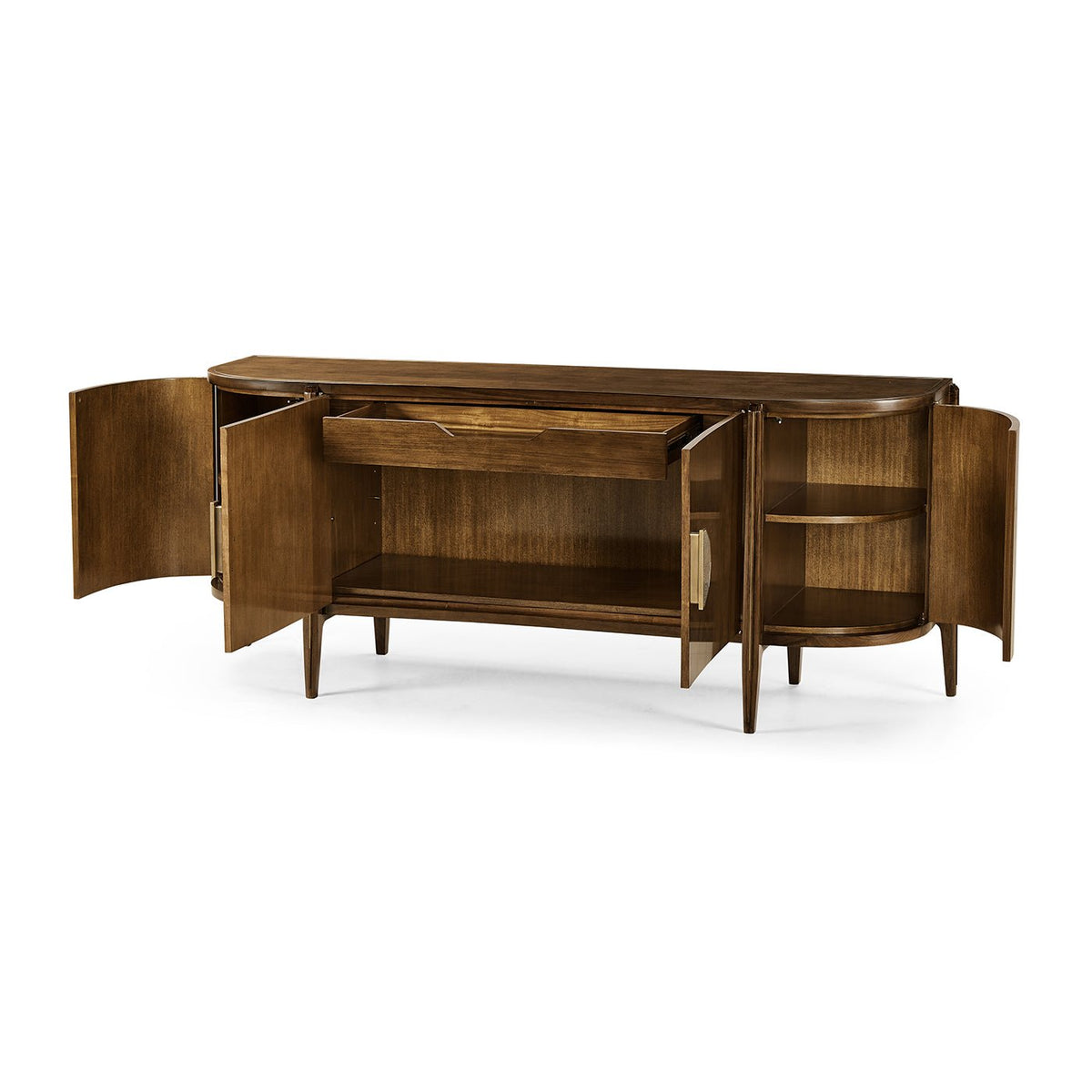 Mid Century Walnut Sideboard - English Georgian America