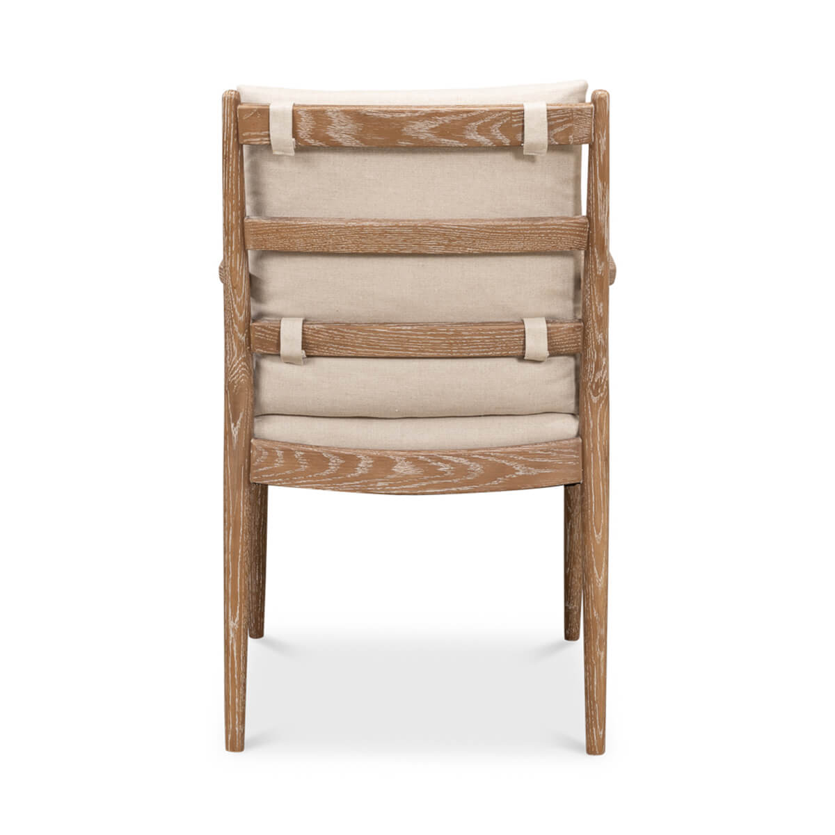 Mid Century Whitewash Armchair - English Georgian America