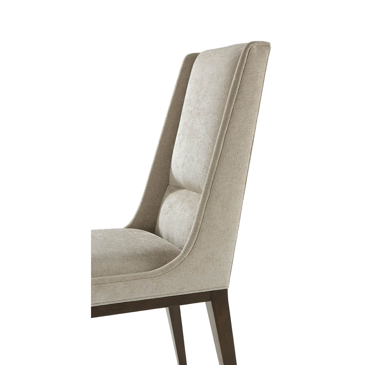 Midcentury Upholstered Dining Chair - English Georgian America