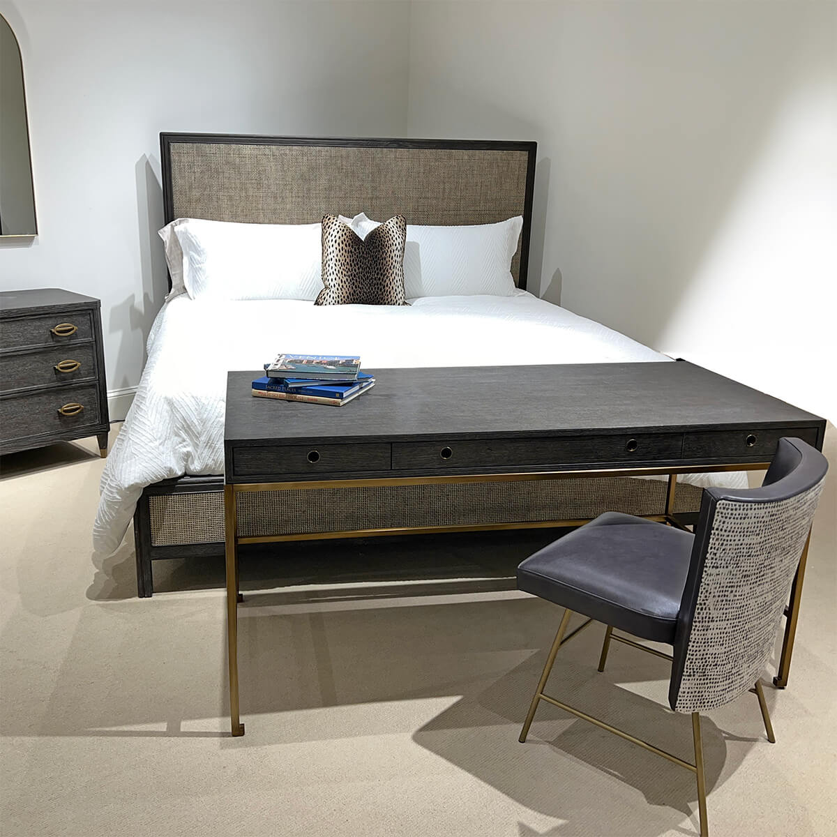 Midnight Modern Desk - English Georgian America