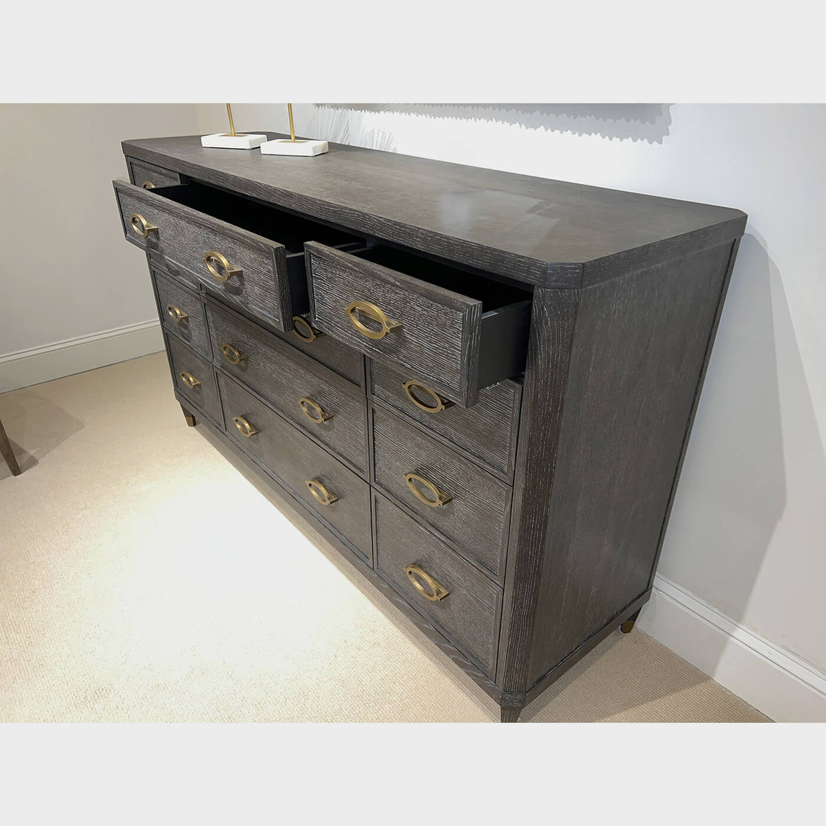 Midnight Modern Dresser - English Georgian America