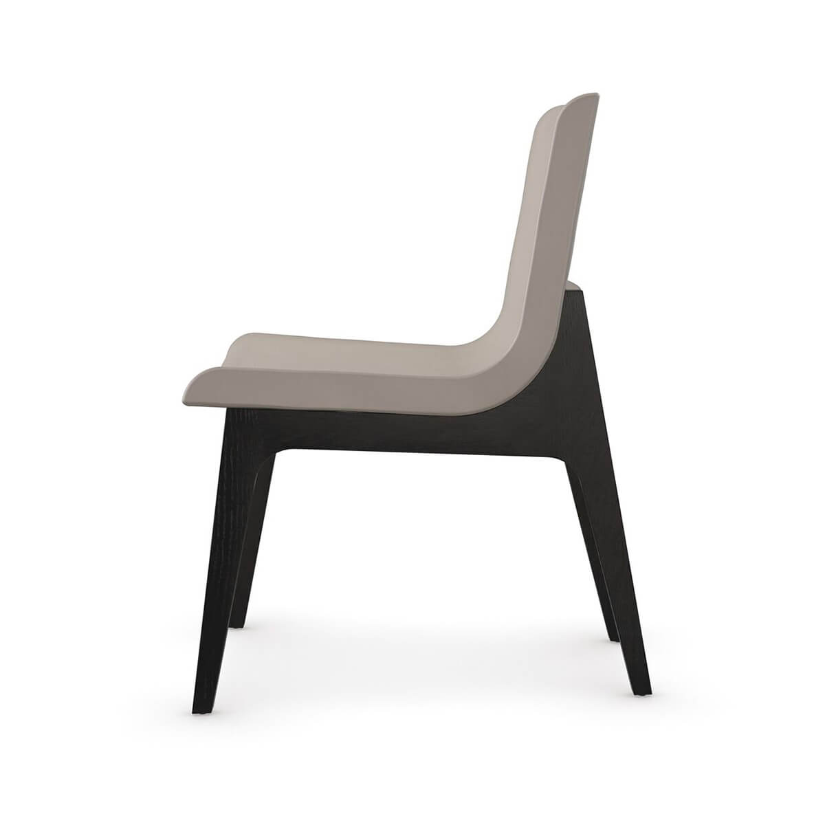 Midnight Modern Leather Dining Chair - English Georgian America