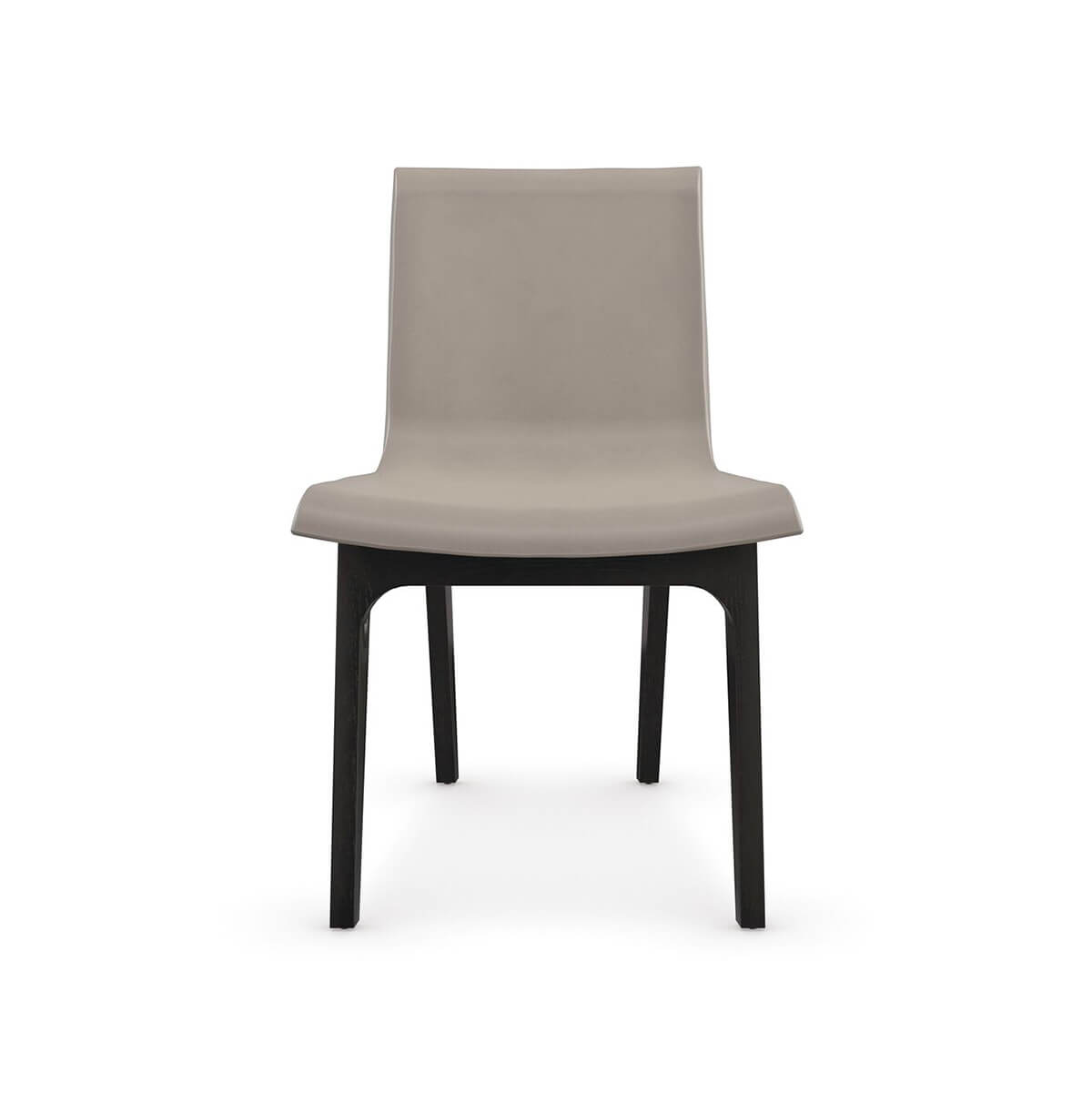 Midnight Modern Leather Dining Chair - English Georgian America