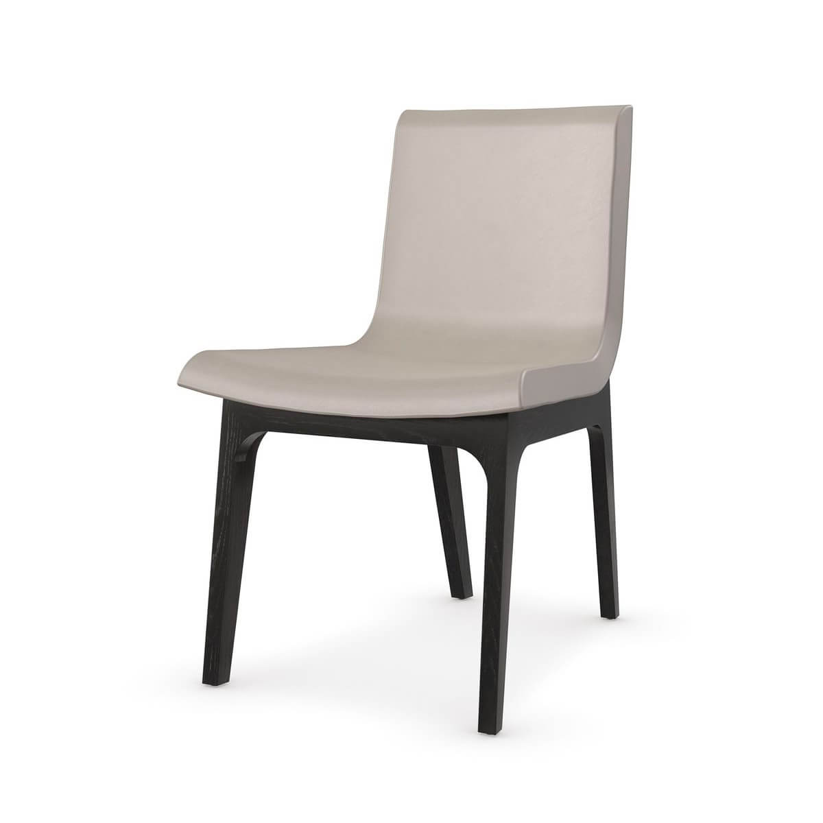 Midnight Modern Leather Dining Chair - English Georgian America