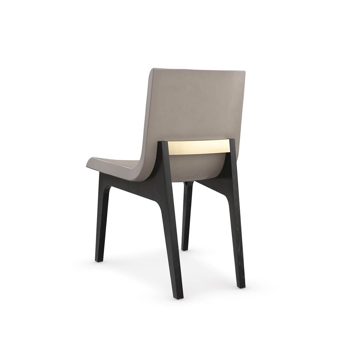 Midnight Modern Leather Dining Chair - English Georgian America