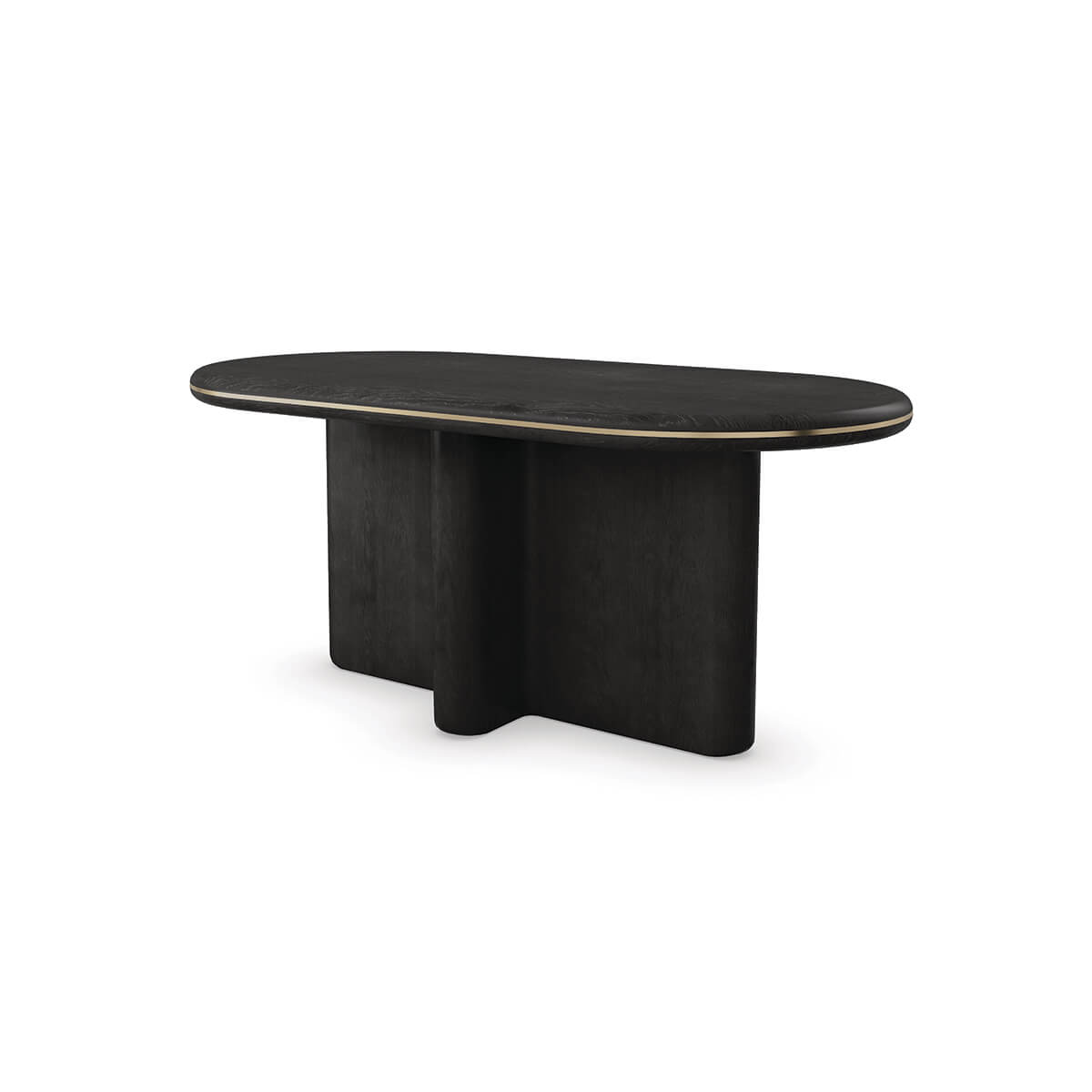 Midnight Modern Oak Dining Table - English Georgian America