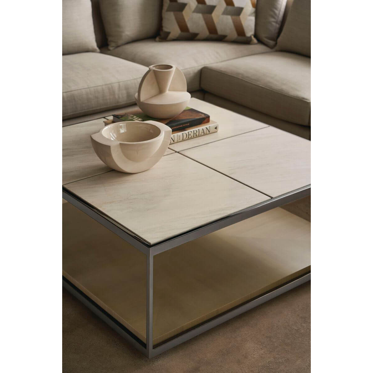 Minimalist Square Coffee Table - English Georgian America