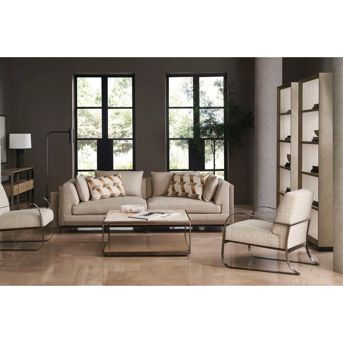 Minimalist Square Coffee Table - English Georgian America