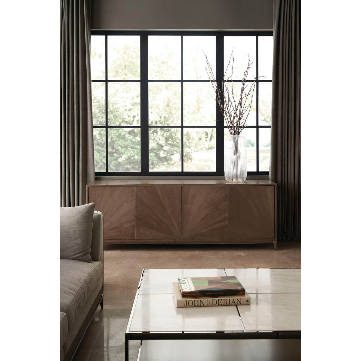 Minimalist Square Coffee Table - English Georgian America