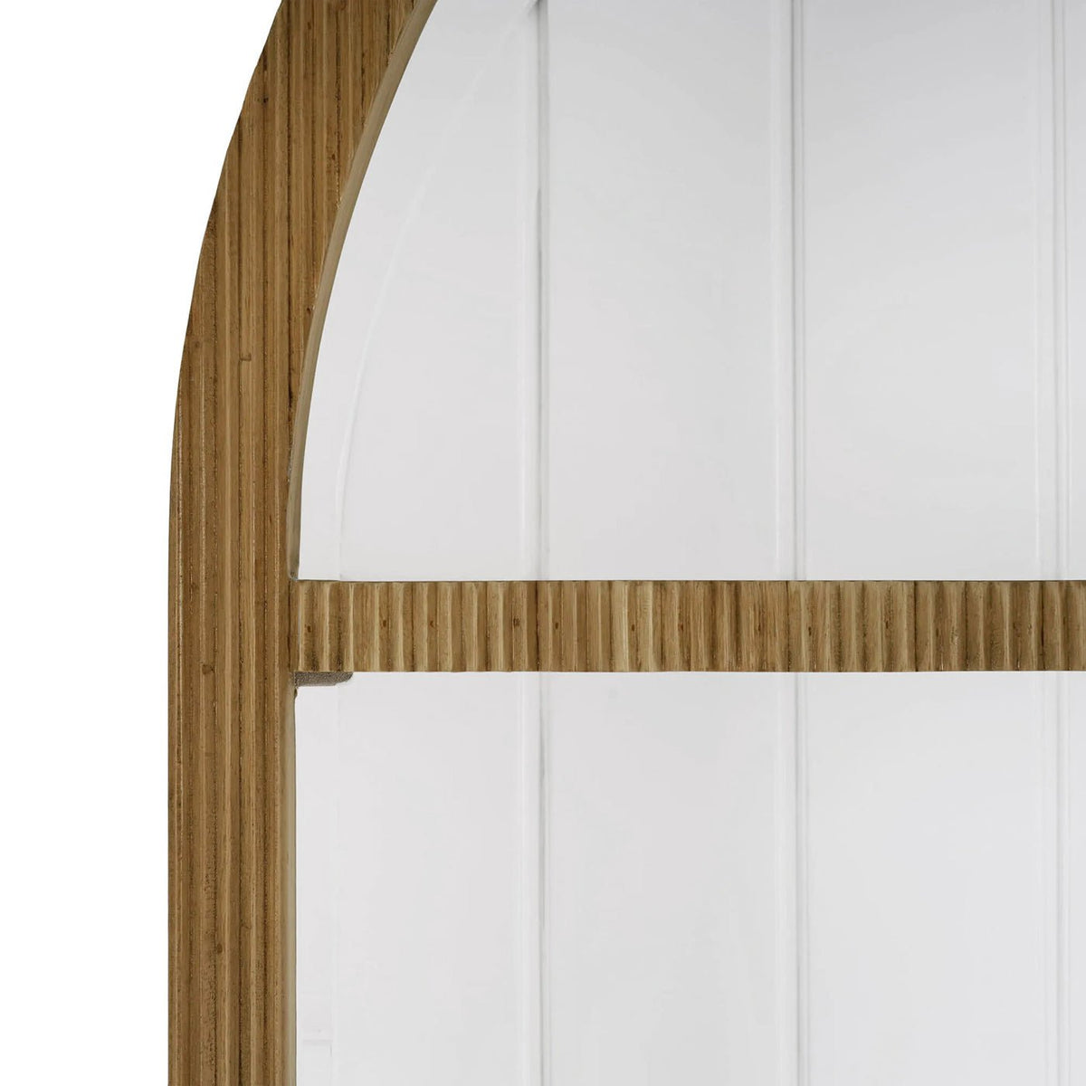 Modern Arched Top Open Bookshelf - English Georgian America