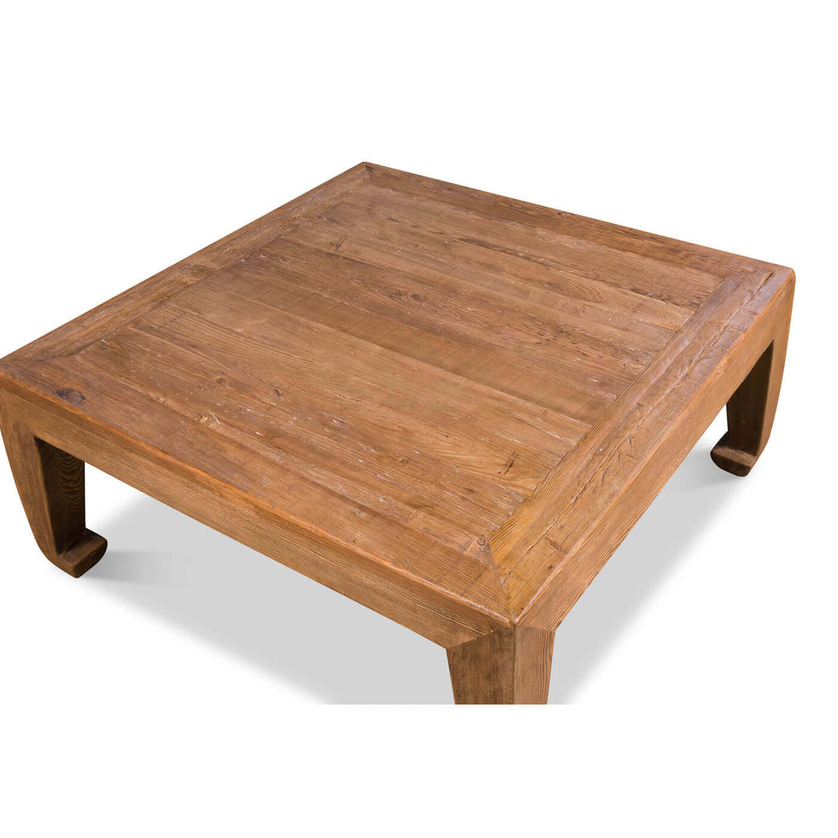 Modern Asian-Style Square Coffee Table - English Georgian America
