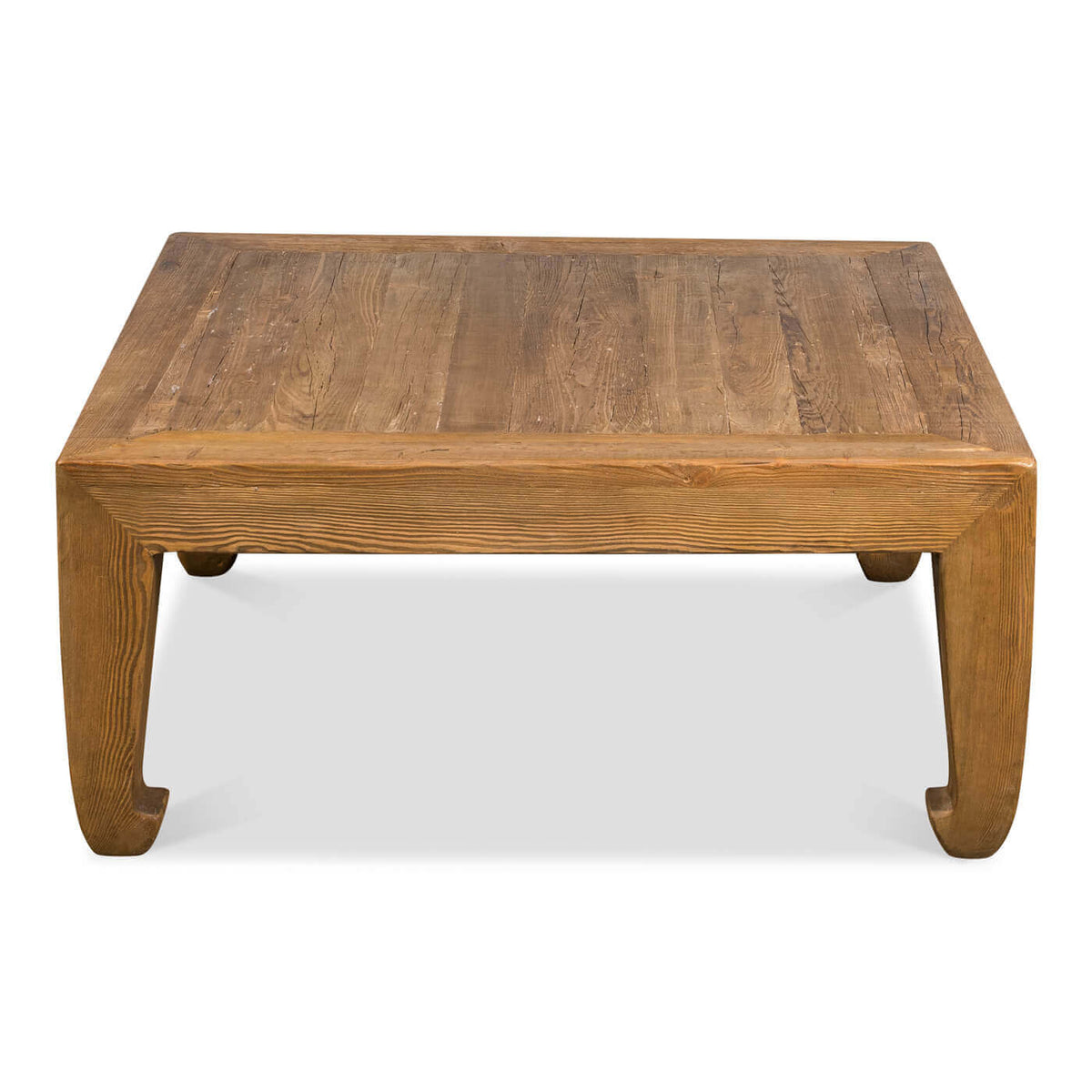 Modern Asian-Style Square Coffee Table - English Georgian America