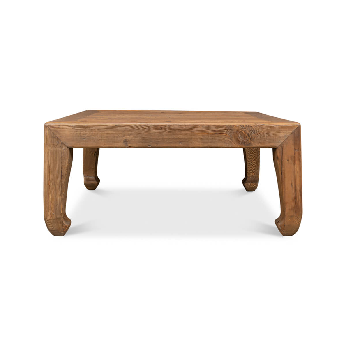 Modern Asian-Style Square Coffee Table - English Georgian America