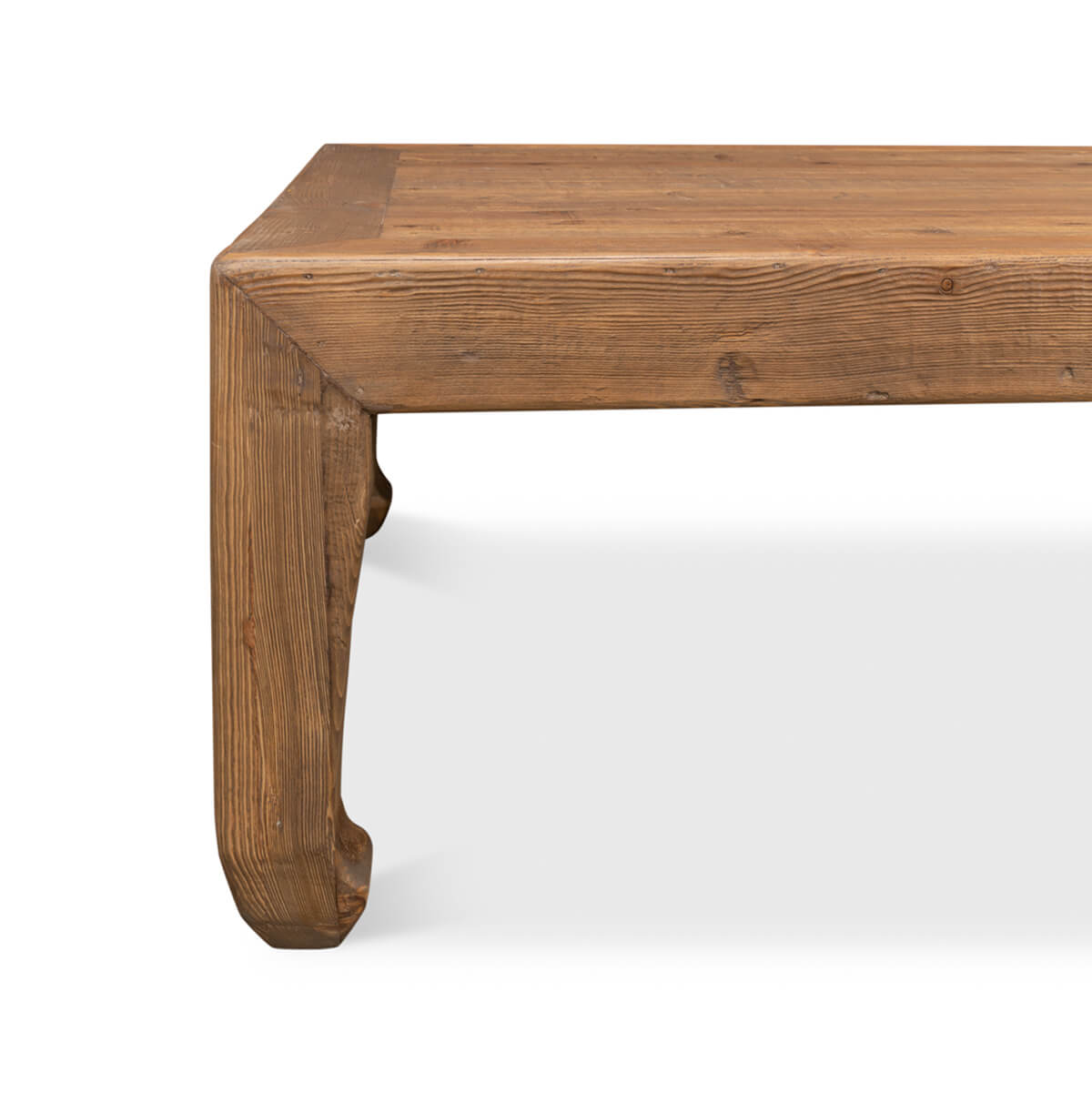 Modern Asian-Style Square Coffee Table - English Georgian America