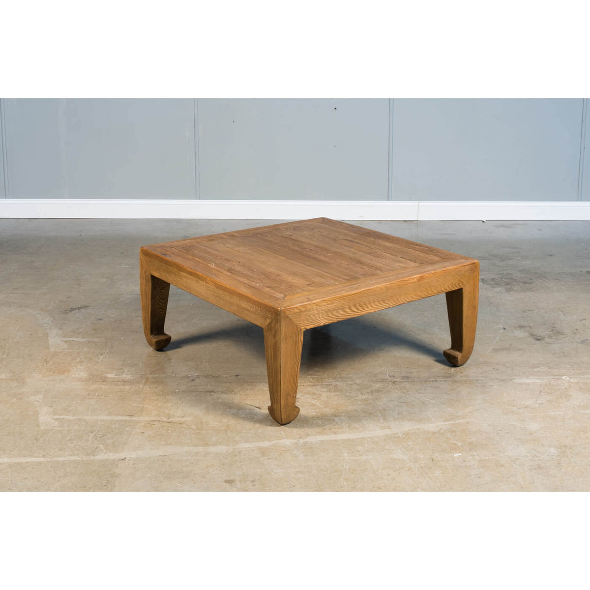Modern Asian-Style Square Coffee Table - English Georgian America