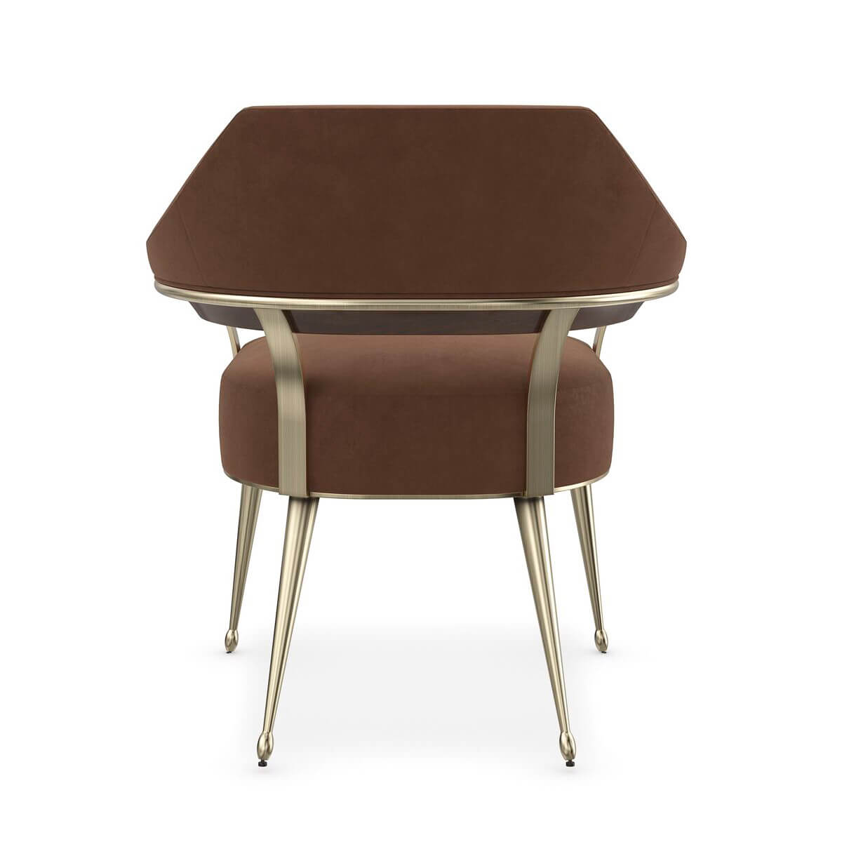 Modern Barrel Back Armchair - English Georgian America