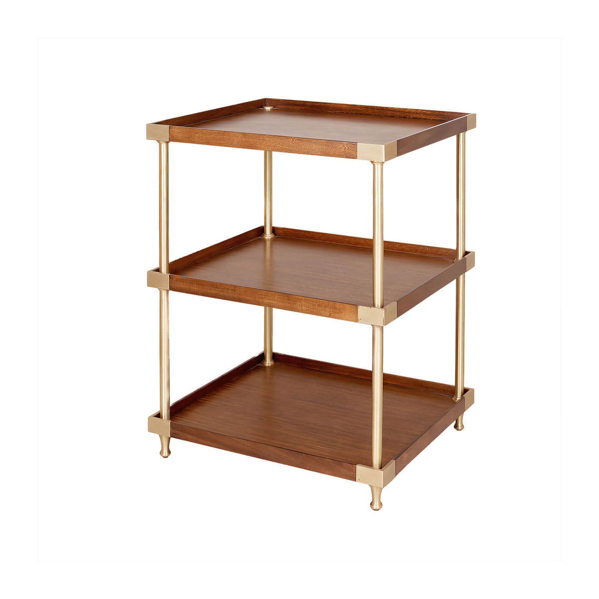 Modern Campaign Style Etagere - English Georgian America