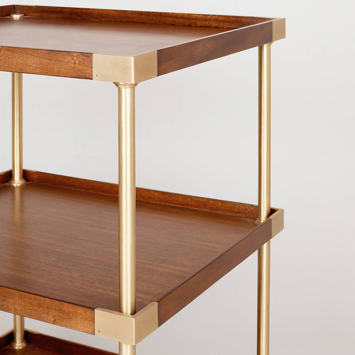 Modern Campaign Style Etagere - English Georgian America