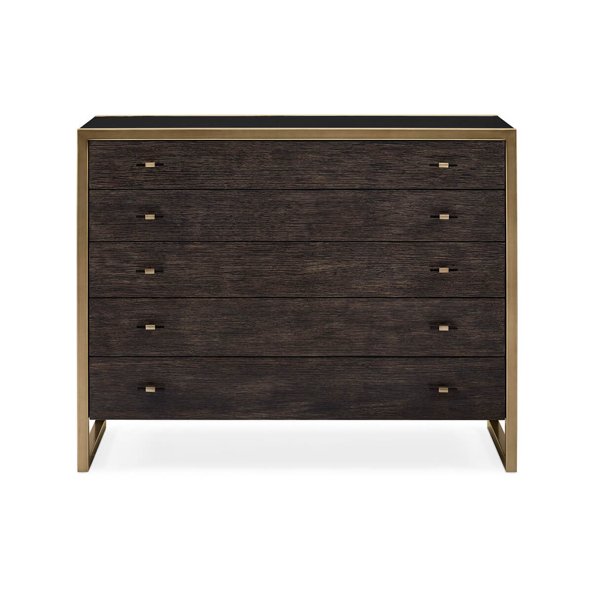 Modern Cerused Chest of Drawers - English Georgian America