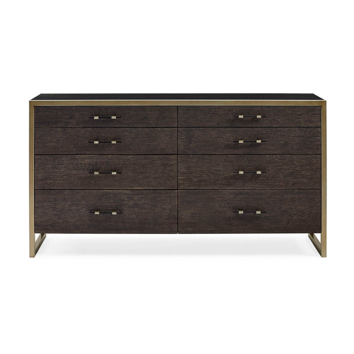 Modern Cerused Double Dresser - English Georgian America